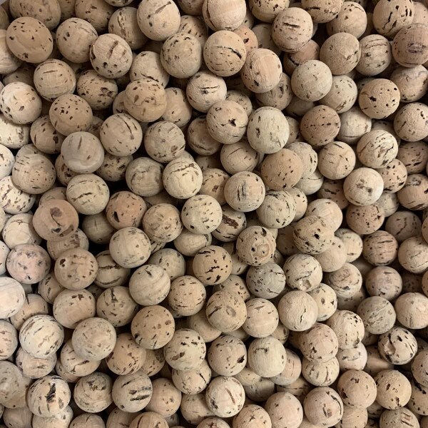 Cork balls, all-natural solid cork